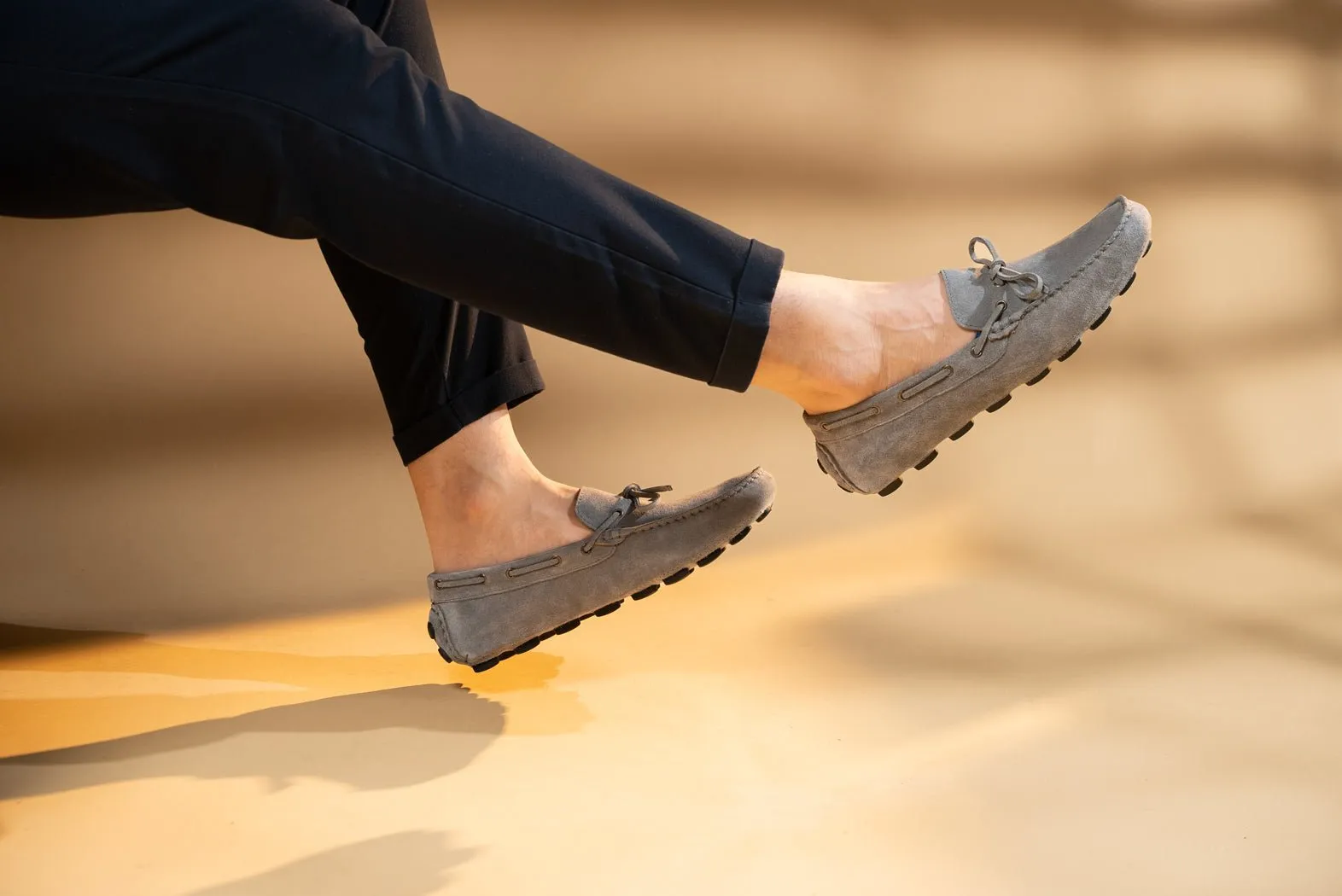 BOSPHORUS LEATHER MOCCASIN - PYRAMIDS