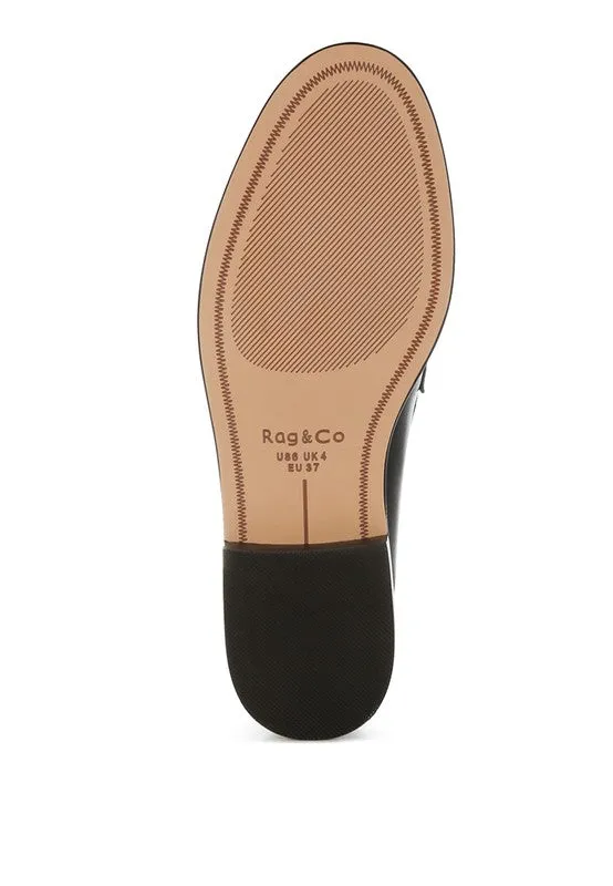 Genuine Leather Tassel Loafers