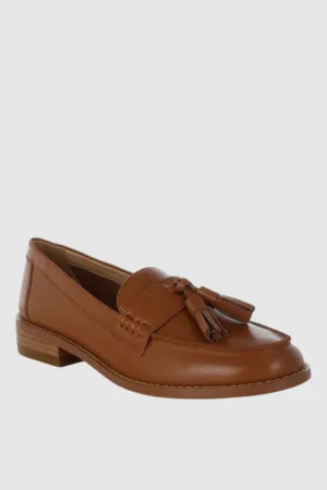Genuine Leather Tassel Loafers