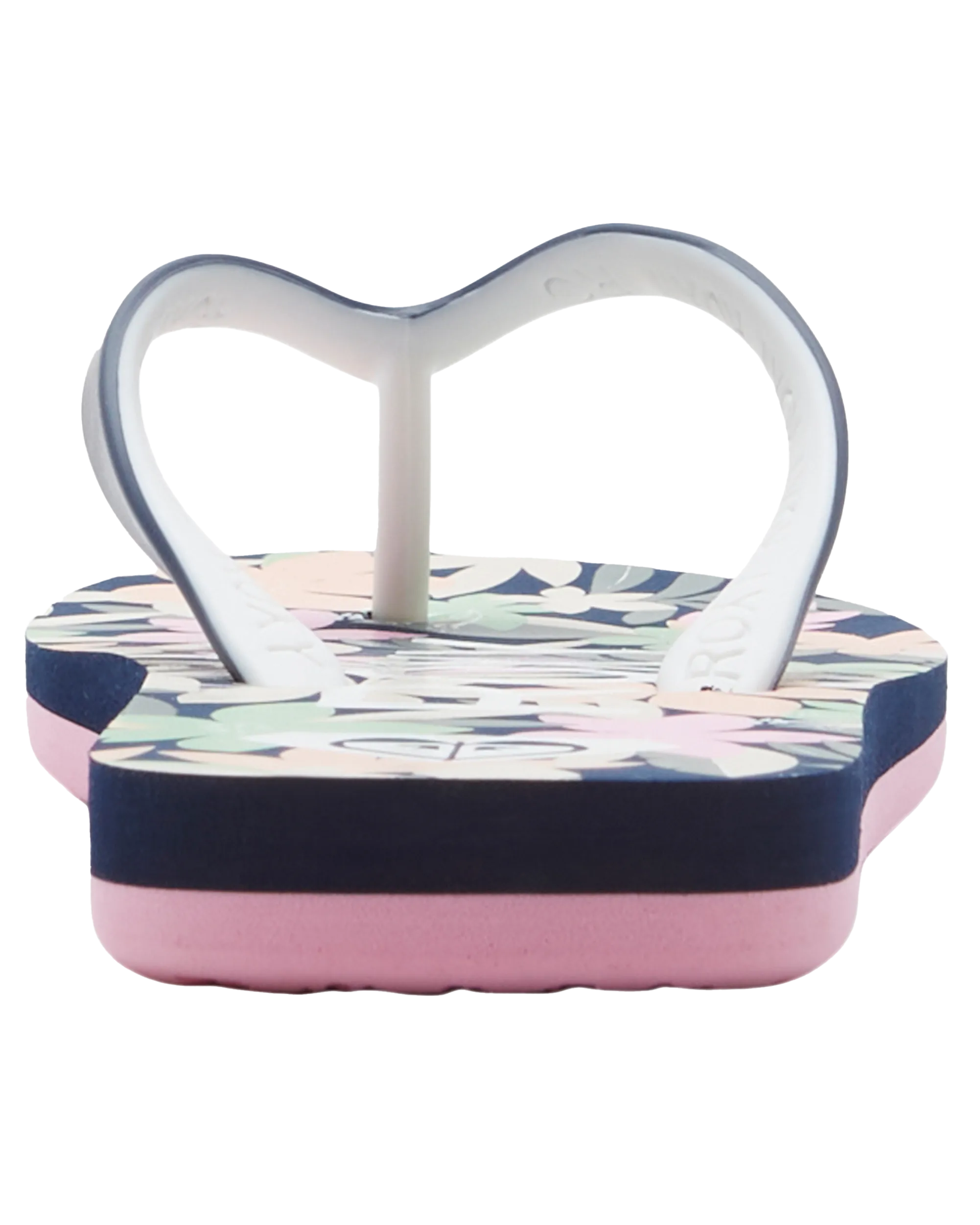 Girls Tahiti VII Flip Flops in Navy & Pink