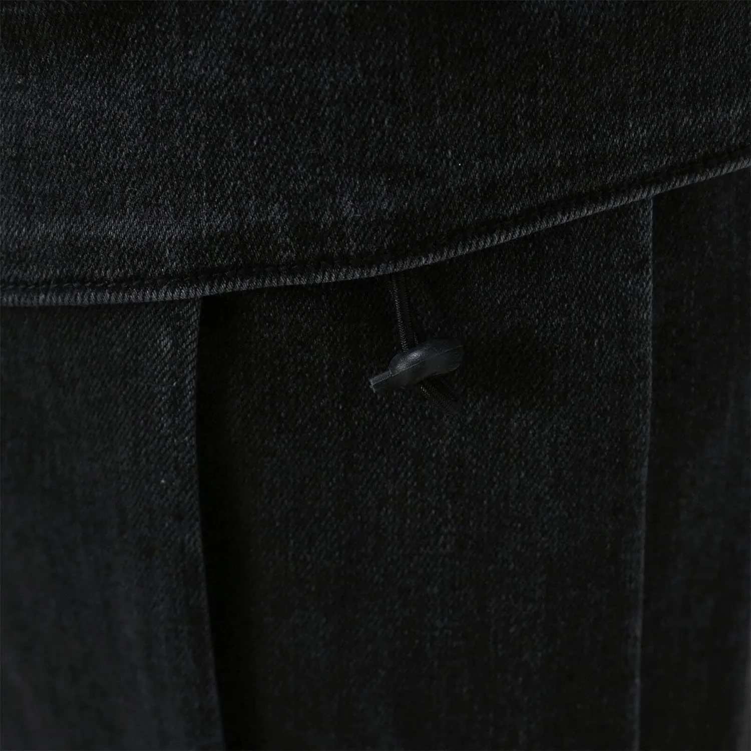 Maiyifu-GJ Men's Hiking Multi-Pocket Jeans Shorts Thin Stretchy Knee Length Cargo Shorts Elastic Waist Casual Denim Shorts