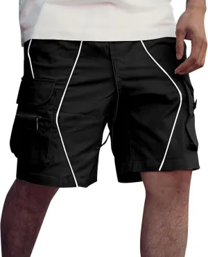 Men's Quick Dry Hiking Shorts Cargo Work Shorts 5 Pockets Outdoor Travel Shorts Athletic Running Shorts Gym Shorts