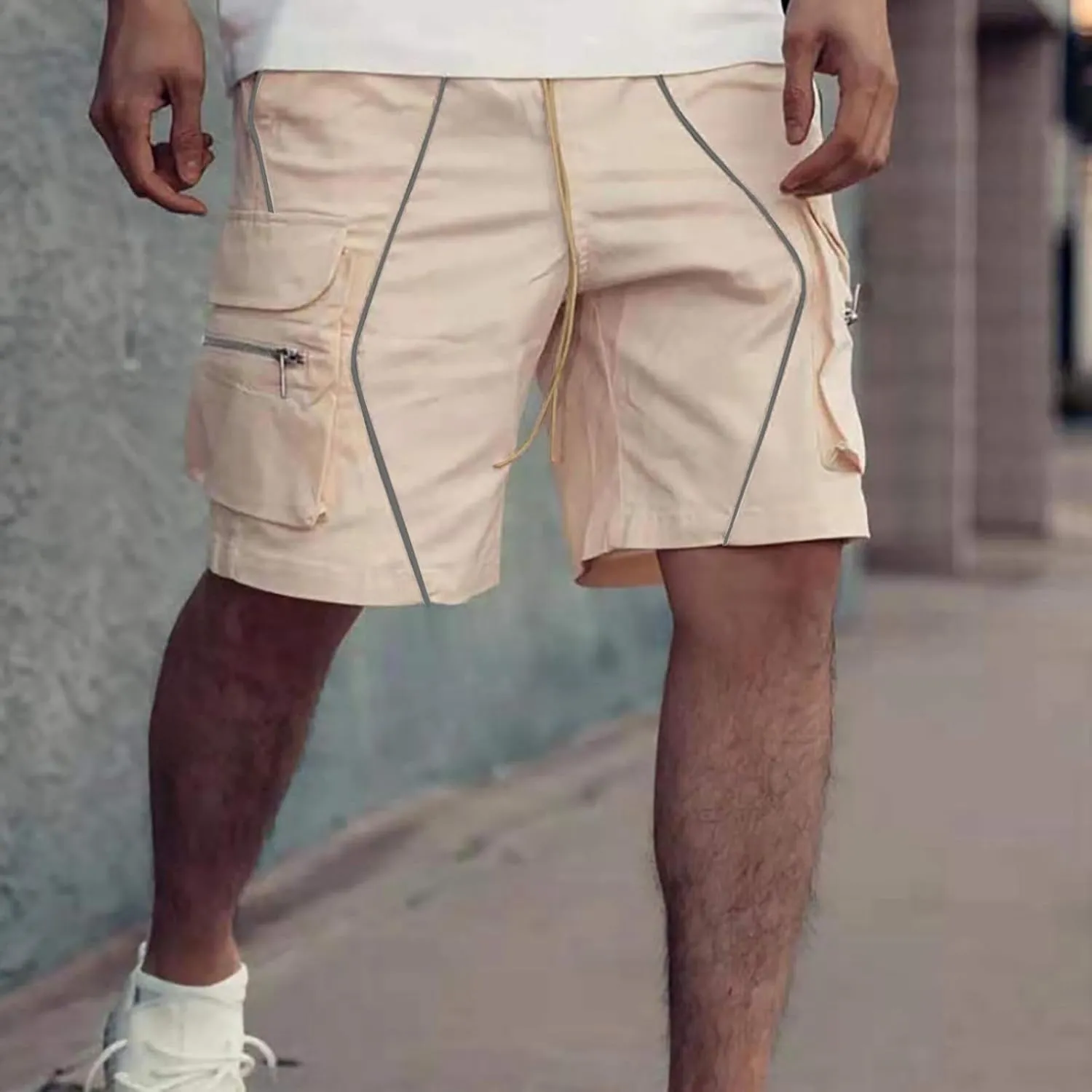 Men's Quick Dry Hiking Shorts Cargo Work Shorts 5 Pockets Outdoor Travel Shorts Athletic Running Shorts Gym Shorts