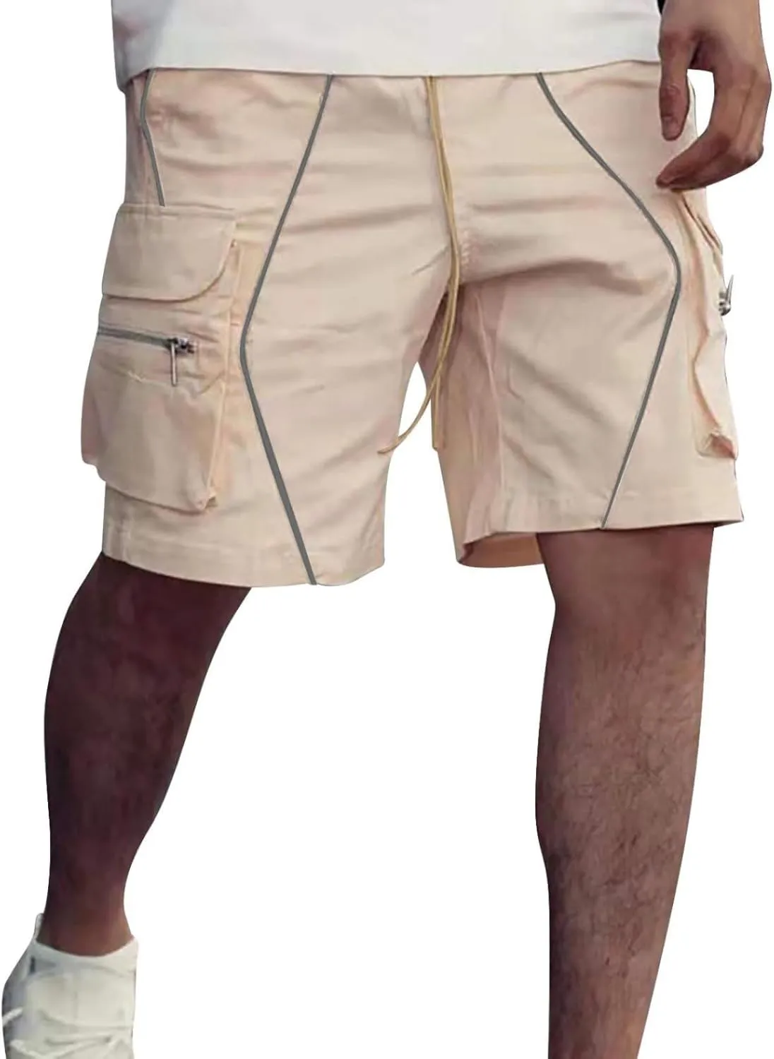 Men's Quick Dry Hiking Shorts Cargo Work Shorts 5 Pockets Outdoor Travel Shorts Athletic Running Shorts Gym Shorts