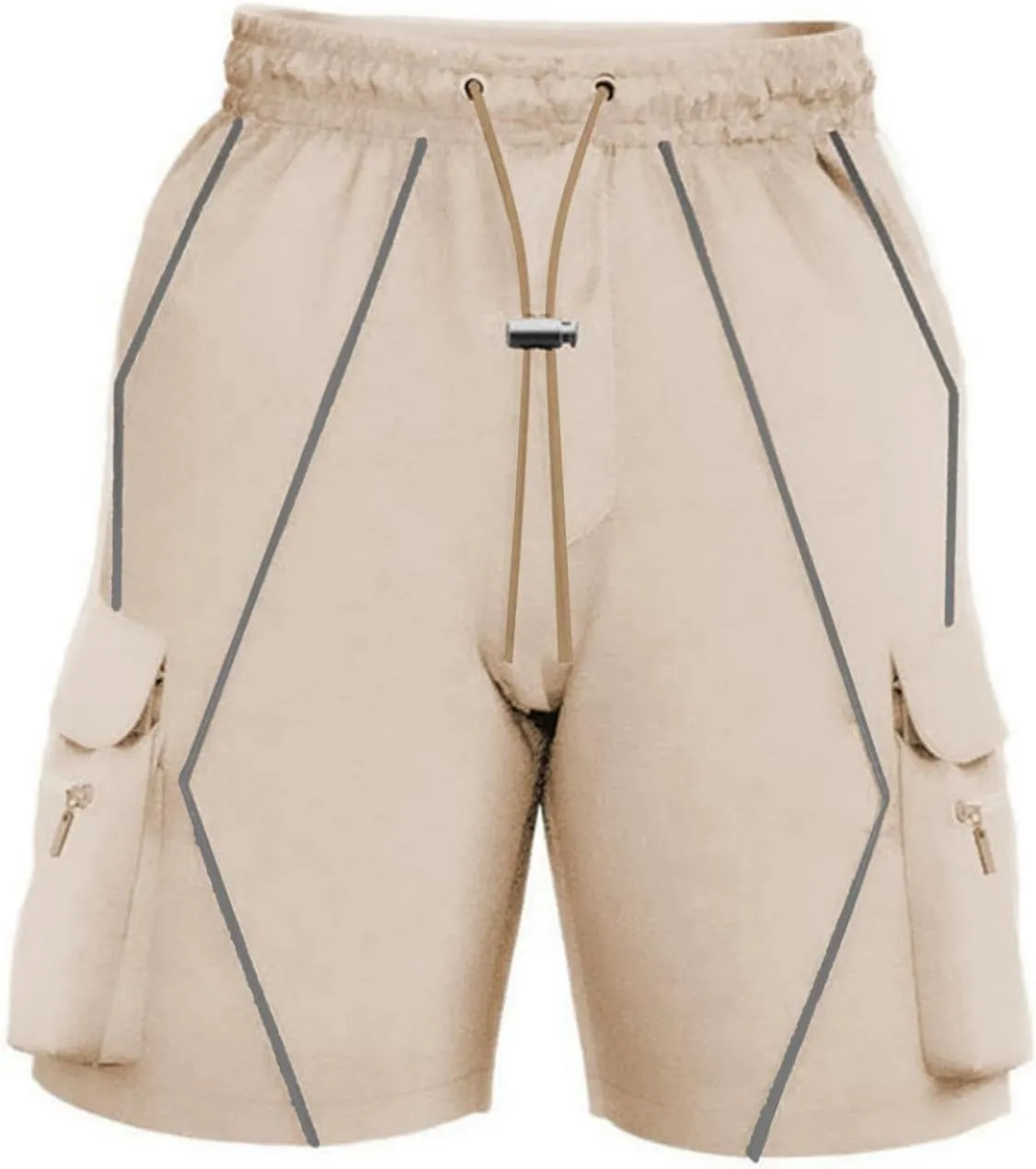Men's Quick Dry Hiking Shorts Cargo Work Shorts 5 Pockets Outdoor Travel Shorts Athletic Running Shorts Gym Shorts