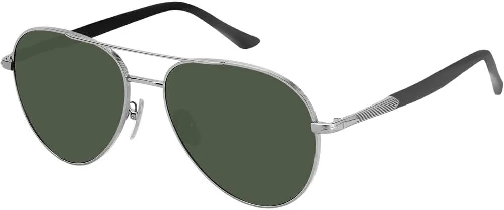 Polarized Sunglasses Metal Glasses(1,One)