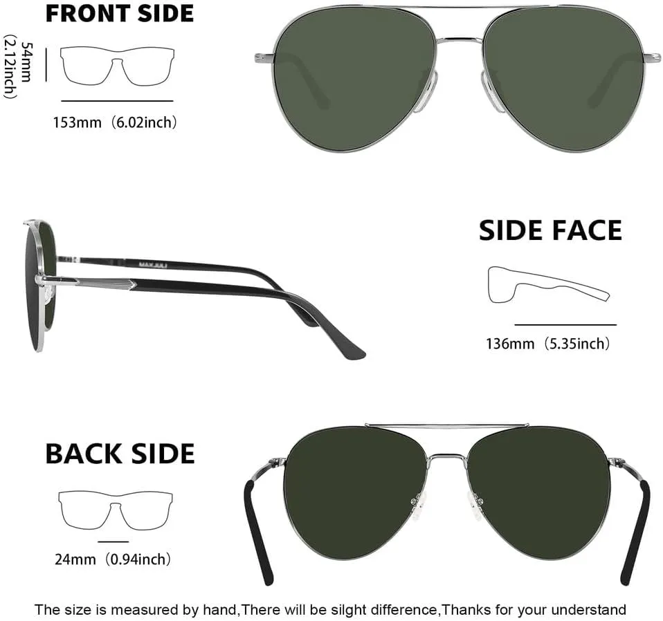 Polarized Sunglasses Metal Glasses(1,One)