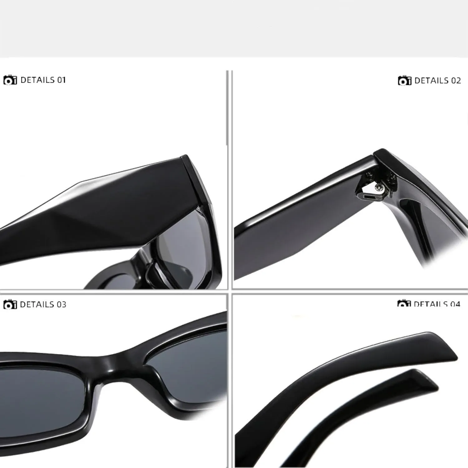 Small Punk Sunglasses for Women Men Trends Colorful Uv400 Personality
