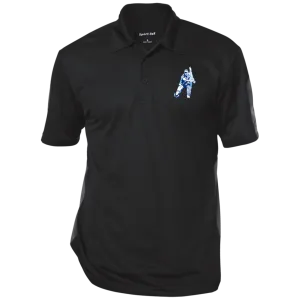 Tee Time Performance Textured Three-Button Polo