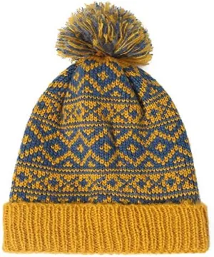Winter Beanie Hats for Men Women, Fleece Lined Beanie Soft Warm Knit Hat Ski Stocking Cuffed Cap with Pompoms